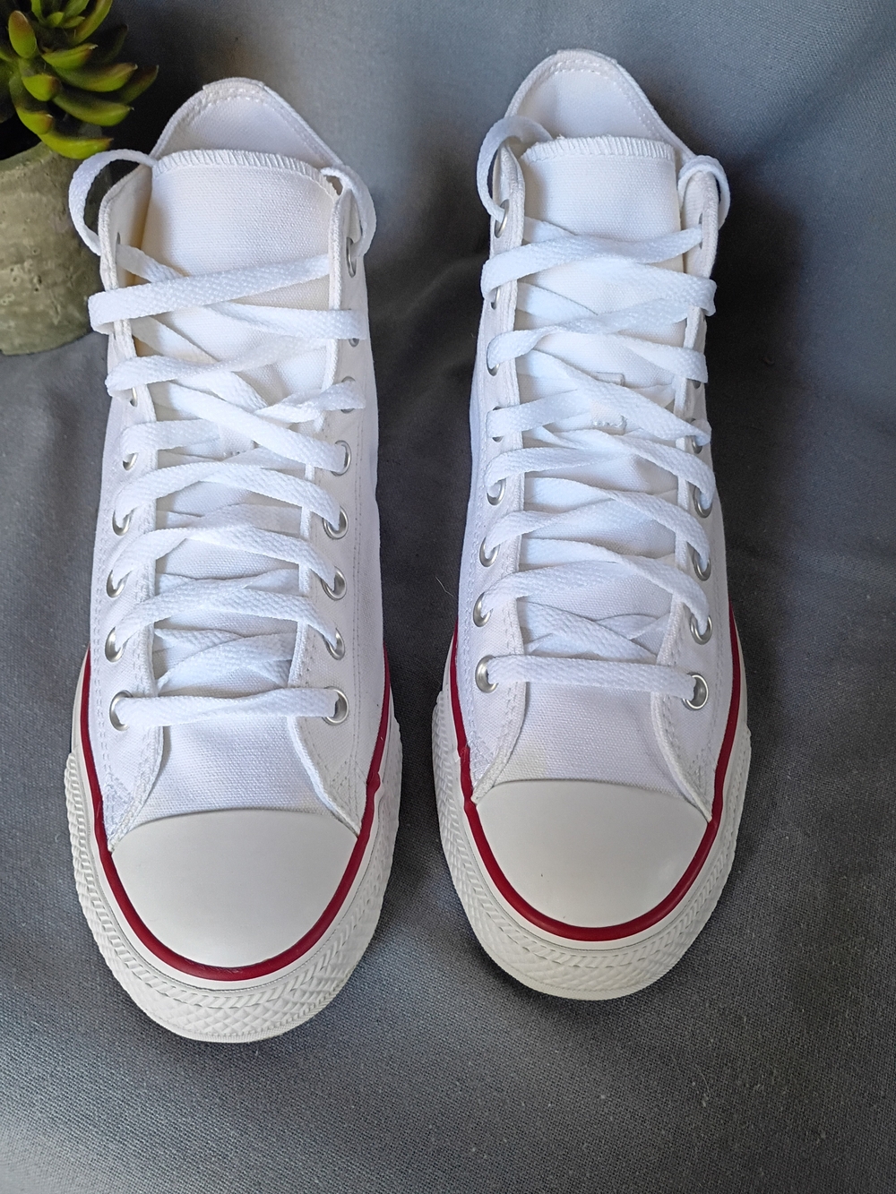 Converse Chuck Taylor All Star Classic Men's High Top White Sneakers -Size 8.5 - Picture 8 of 10